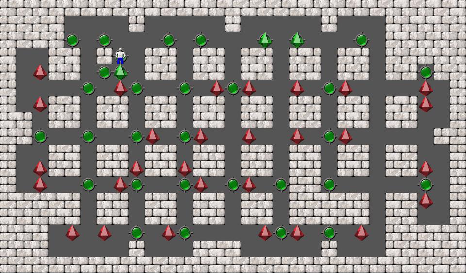Сокобан Bugs509 collection уровень 465